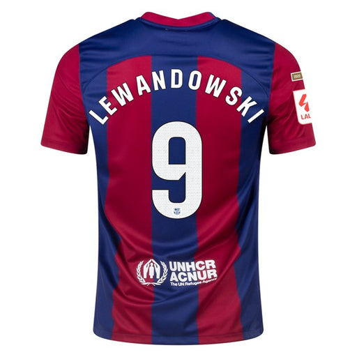 Robert Lewandowski Barcelona Nike 2023/24 Home Jersey