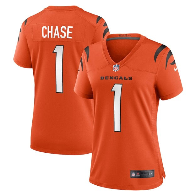 Ja'Marr Chase Cincinnati Bengals Nike Women's Game Jersey - Orange