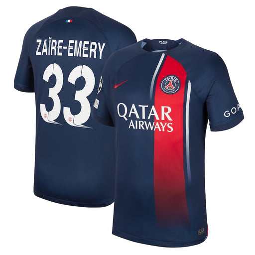 Warren Zaïre-Emery PSG Nike 2023/24 Home Jersey