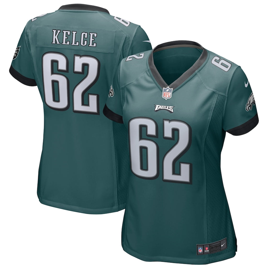 Men's Nike Kelly Green Philadelphia Eagles Alternate Custom Game Jersey