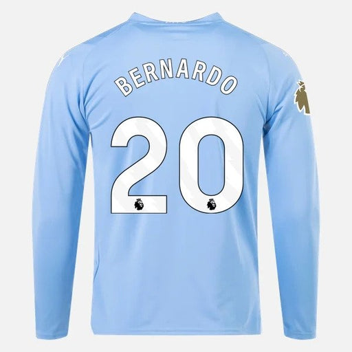 Bernardo Silva Manchester City Puma 2023/24 Long Sleeves Home Jersey