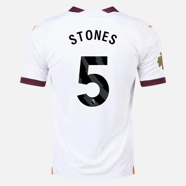 John Stones Manchester City Puma 2023/24 Away Jersey