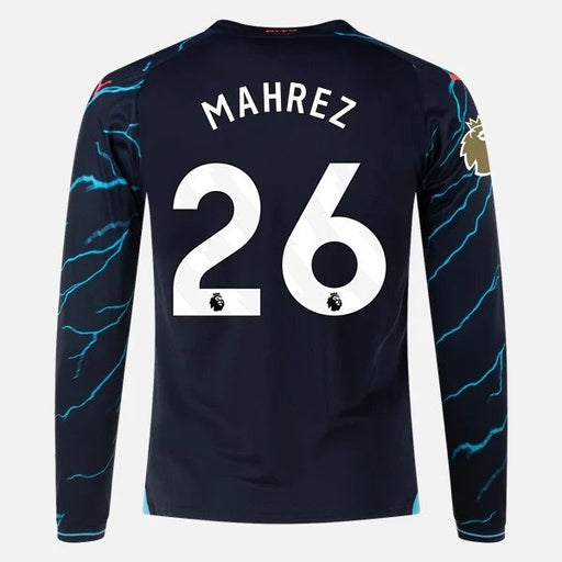 Riyad Mahrez Manchester City Puma 2023/24 Long Sleeves Third Jersey