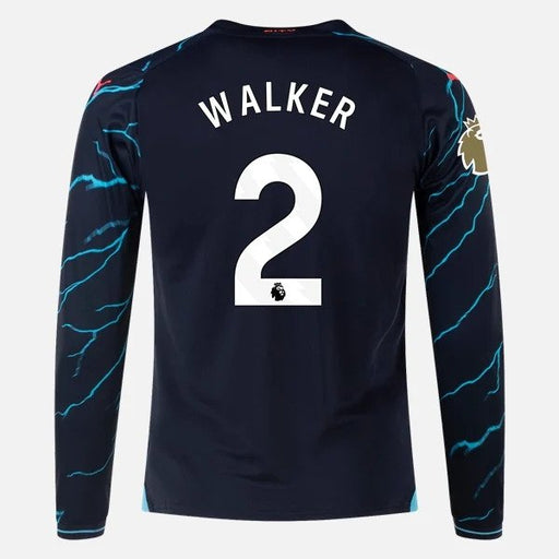 Kyle Walker Manchester City Puma 2023/24 Long Sleeves Third Jersey