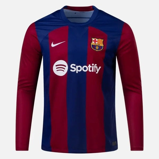 Barcelona Nike 2023/24 Long Sleeves Home Jersey