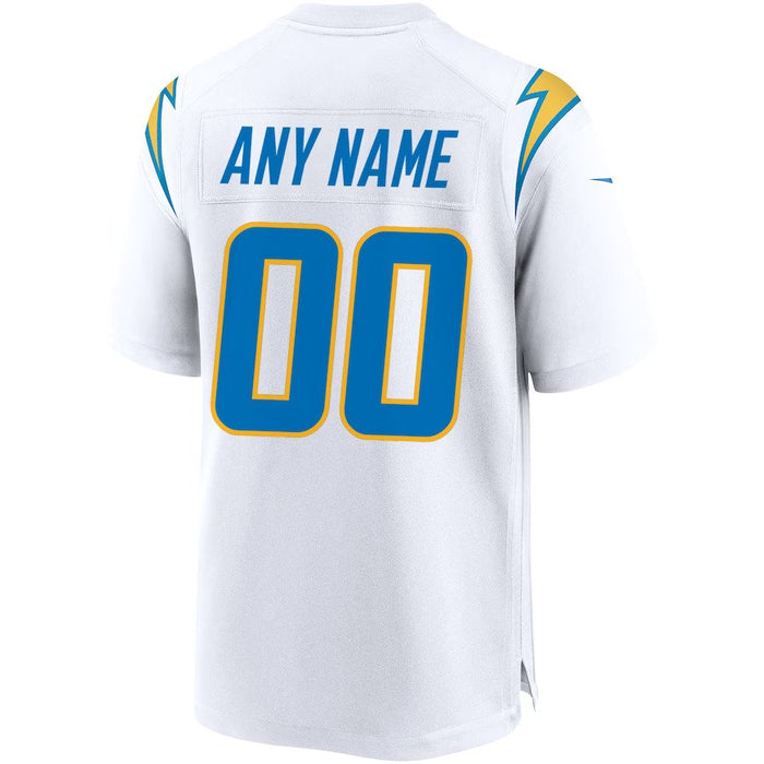 Los Angeles Chargers Nike Custom Game Jersey- White