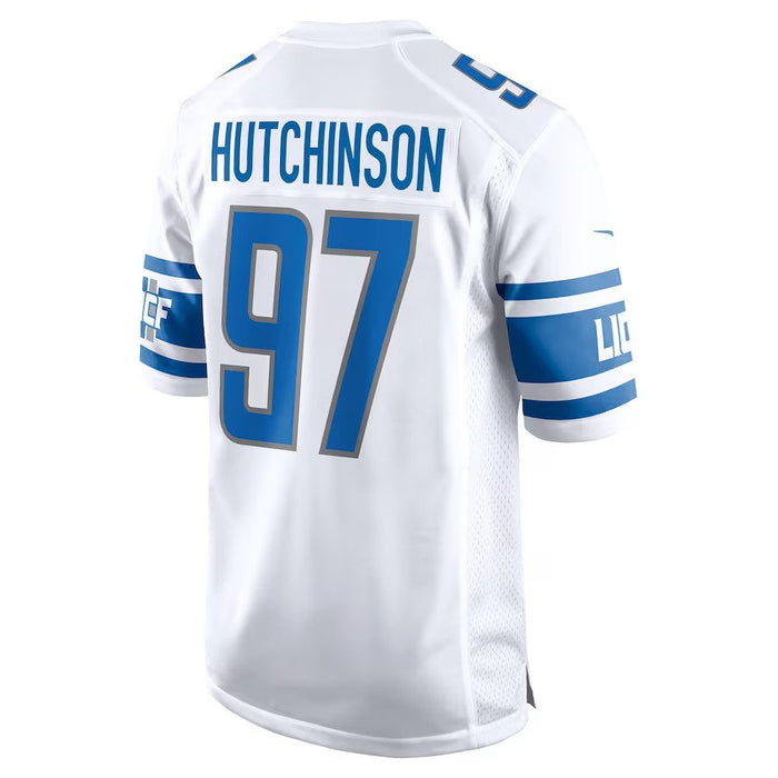 Aidan Hutchinson Detroit Lions Nike White Game Jersey