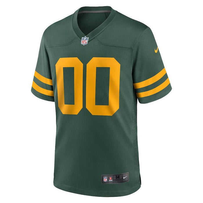 Green Bay Packers Nike Custom Alternate Game Jersey- Green