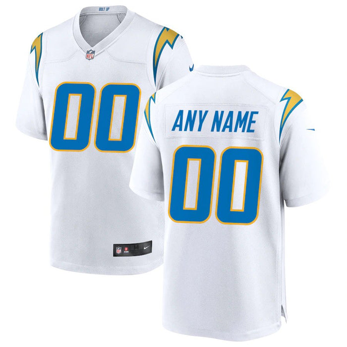 Los Angeles Chargers Nike Custom Game Jersey- White