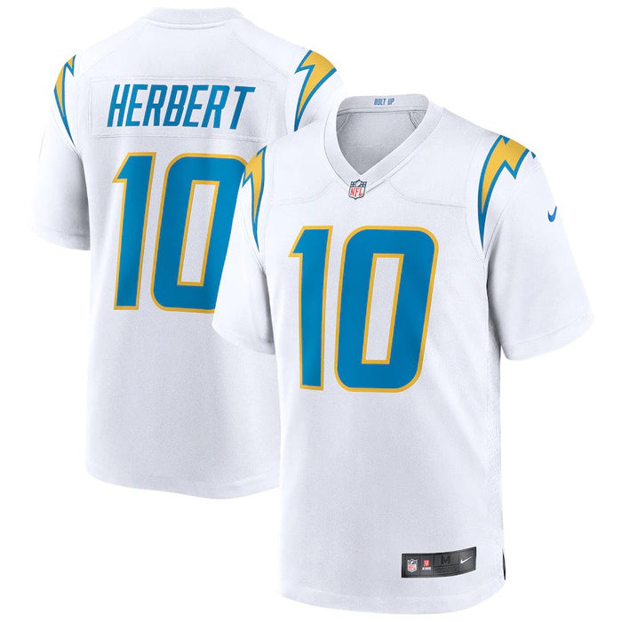 Justin Herbert Los Angeles Chargers Nike White Game Jersey