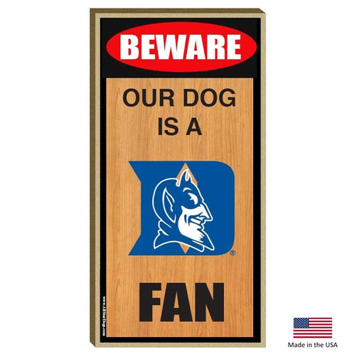 Duke Blue Devils Wood Sign