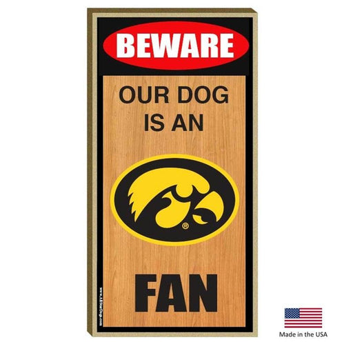 Iowa Hawkeyes Wood Sign