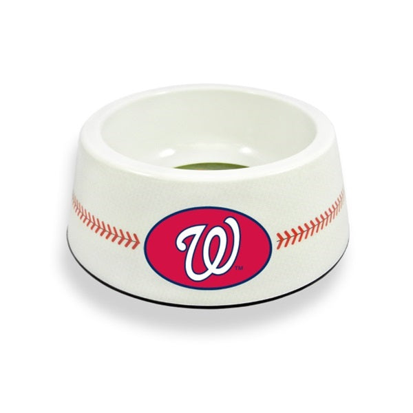 Washington Nationals Classic Baseball Pet Bowl