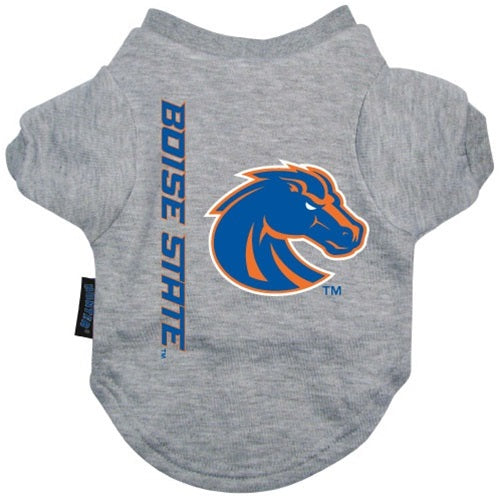 Boise State Heather Grey Pet T-Shirt