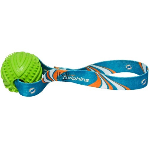 Miami Dolphins Rubber Ball Toss Toy