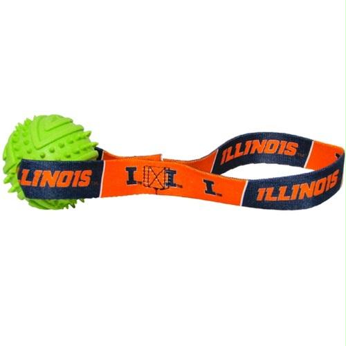 Illinois Fighting Illini Rubber Ball Toss Toy