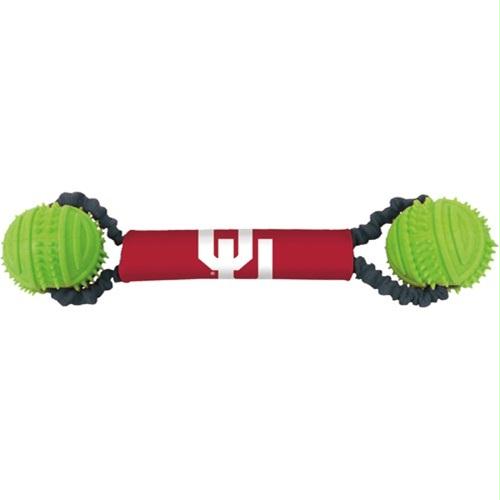 Oklahoma Sooners Double Bungee Tug-N-Toss Toy