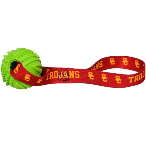 USC Trojans Rubber Ball Toss Toy