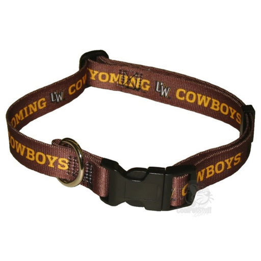 Wyoming Cowboys Pet Collar