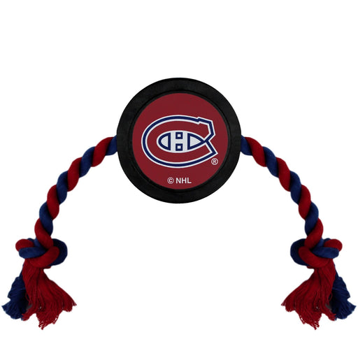 Montreal Canadiens Pet Hockey Puck Rope Toy