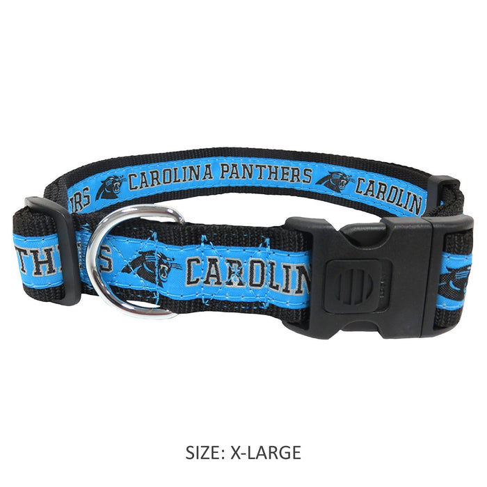 Carolina Panthers Pet Collar by Pets First - XL