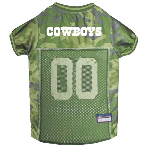 Dallas Cowboys Pet Camo Jersey