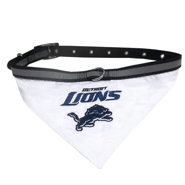 Detroit Lions Pet Collar Bandana
