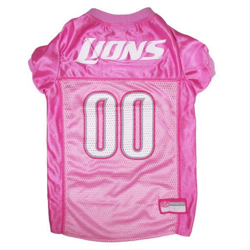 Detroit Lions Pink Pet Jersey