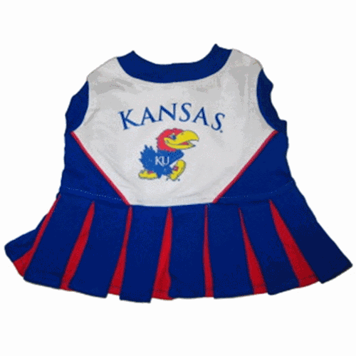 Kansas Jayhawks Cheerleader Dog Dress