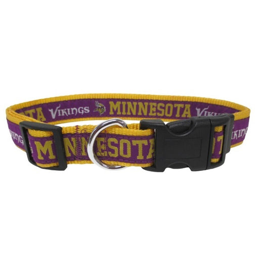 Minnesota Vikings Pet Collar by Pets First - XL