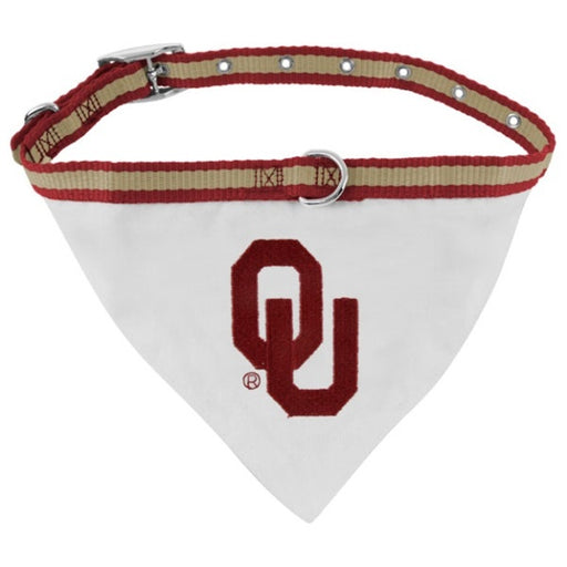 Oklahoma Sooners Dog Collar Bandana