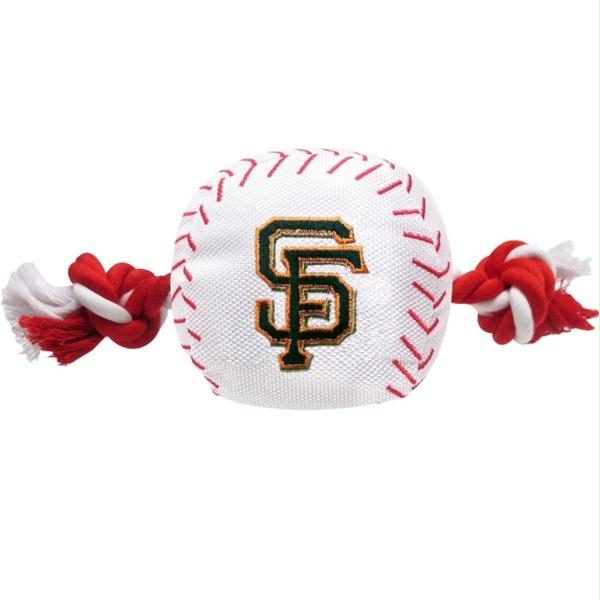 San Francisco Giants Nylon Baseball Rope Tug Toy