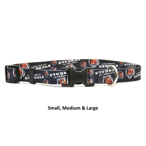 Cincinnati Bengals Satin Dog Collar, Small