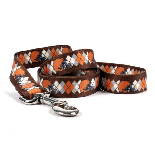 Cleveland Browns Argyle Nylon Leash