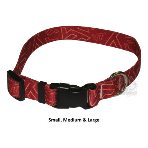 Virginia Tech Hokies Dog Collar and Leash Set