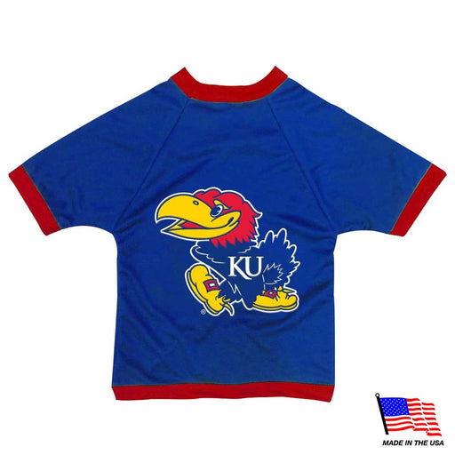 Kansas Jayhawks Athletic Mesh Pet Jersey