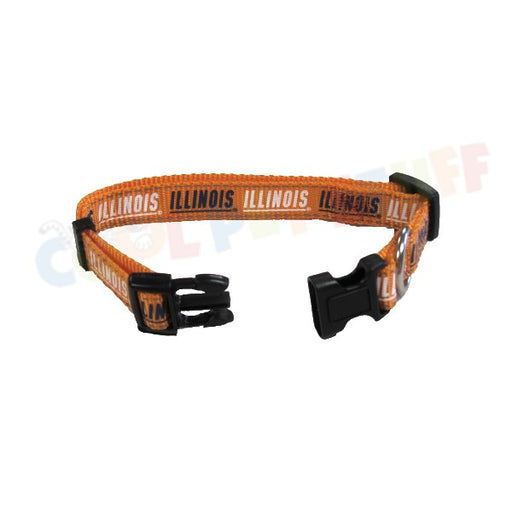 Illinois Fighting Illini Pet Reflective Nylon Collar