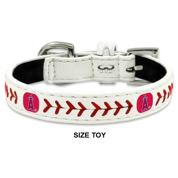 Los Angeles Angels Classic Leather Baseball Collar
