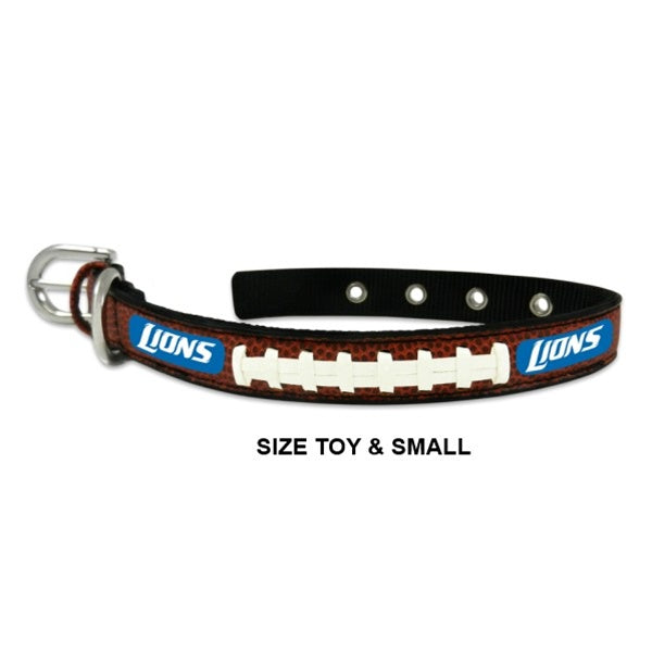 Detroit Lions Classic Leather Football Collar