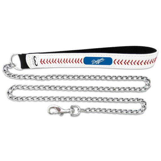 Los Angeles Dodgers Leather Baseball Seam Leash