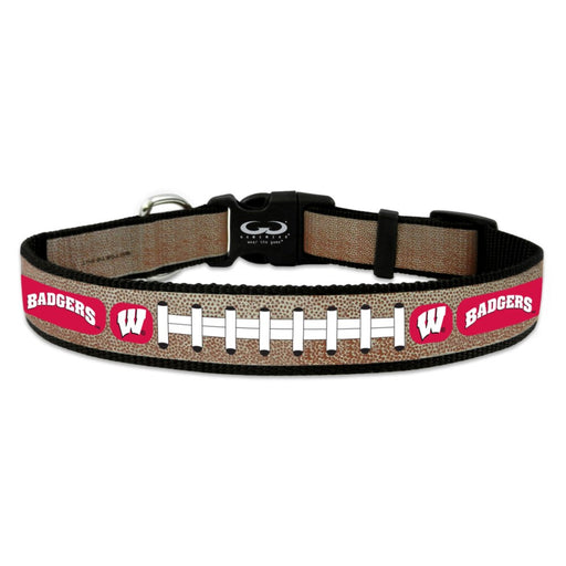 Wisconsin Badgers Reflective Football Pet Collar