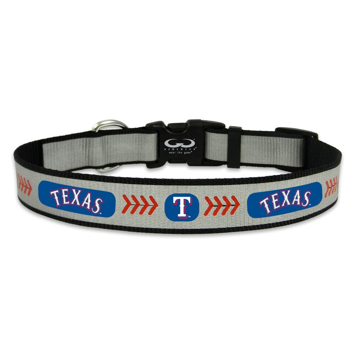 Texas Rangers Reflective Pet Collar