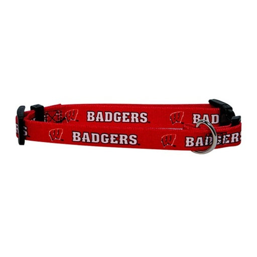 Wisconsin Badgers Dog Collar