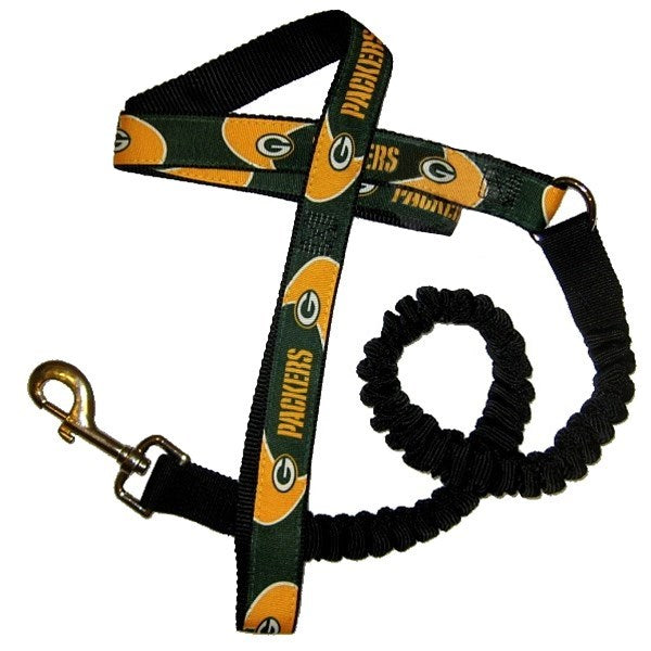 Green Bay Packers Bungee Ribbon Pet Leash