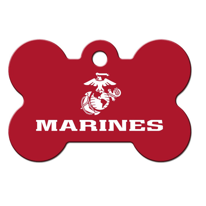 Marines Small Bone ID Tag