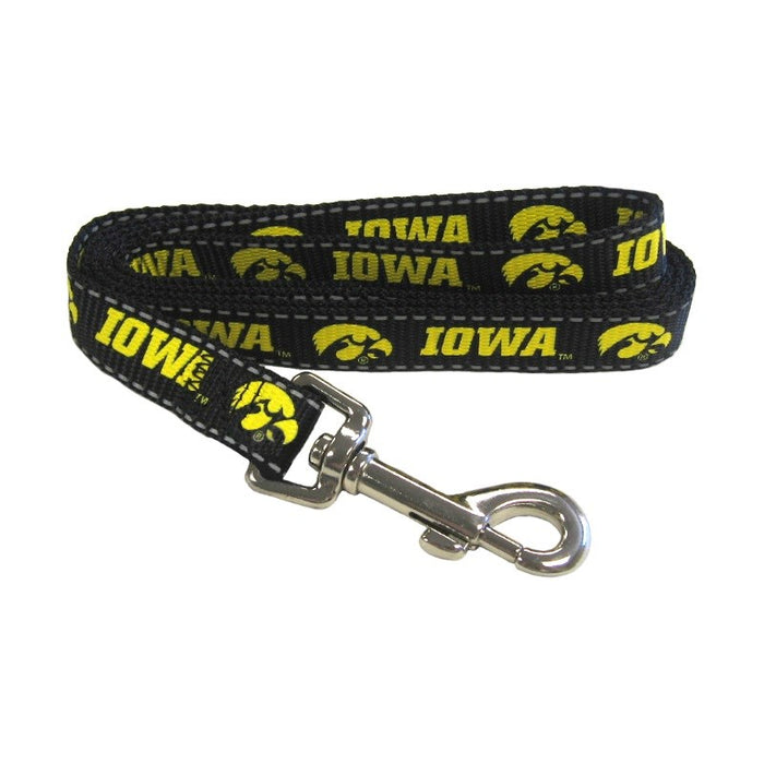 Iowa Hawkeyes Pet Reflective Nylon Leash