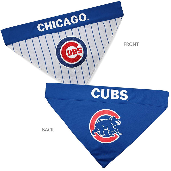 Chicago Cubs Pet Reversible Bandana - S/M