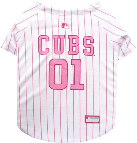 Chicago Cubs Pink Pet Jersey
