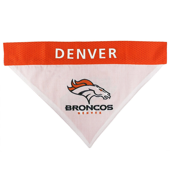 Denver Broncos Pet Reversible Bandana