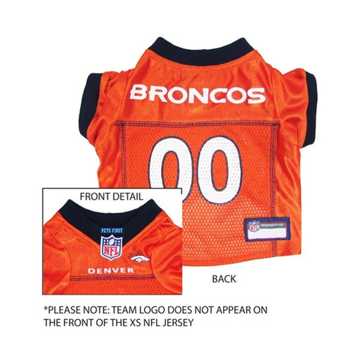 Denver Broncos Orange Pet Jersey